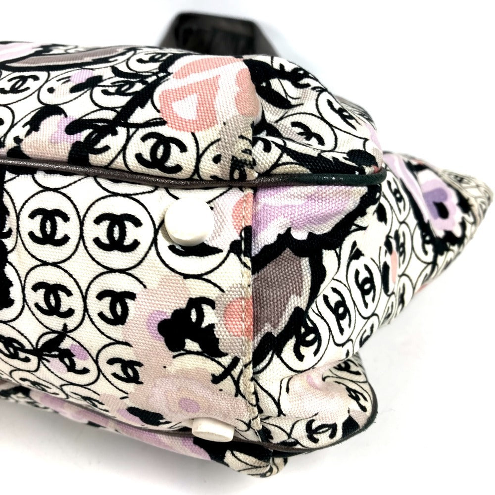 CHANEL Vintage Logo CC Coco Mark All-Over Print Bag Shoulder Tote Bag Shoulder Bag Leather/Canvas Unisex Multi-color