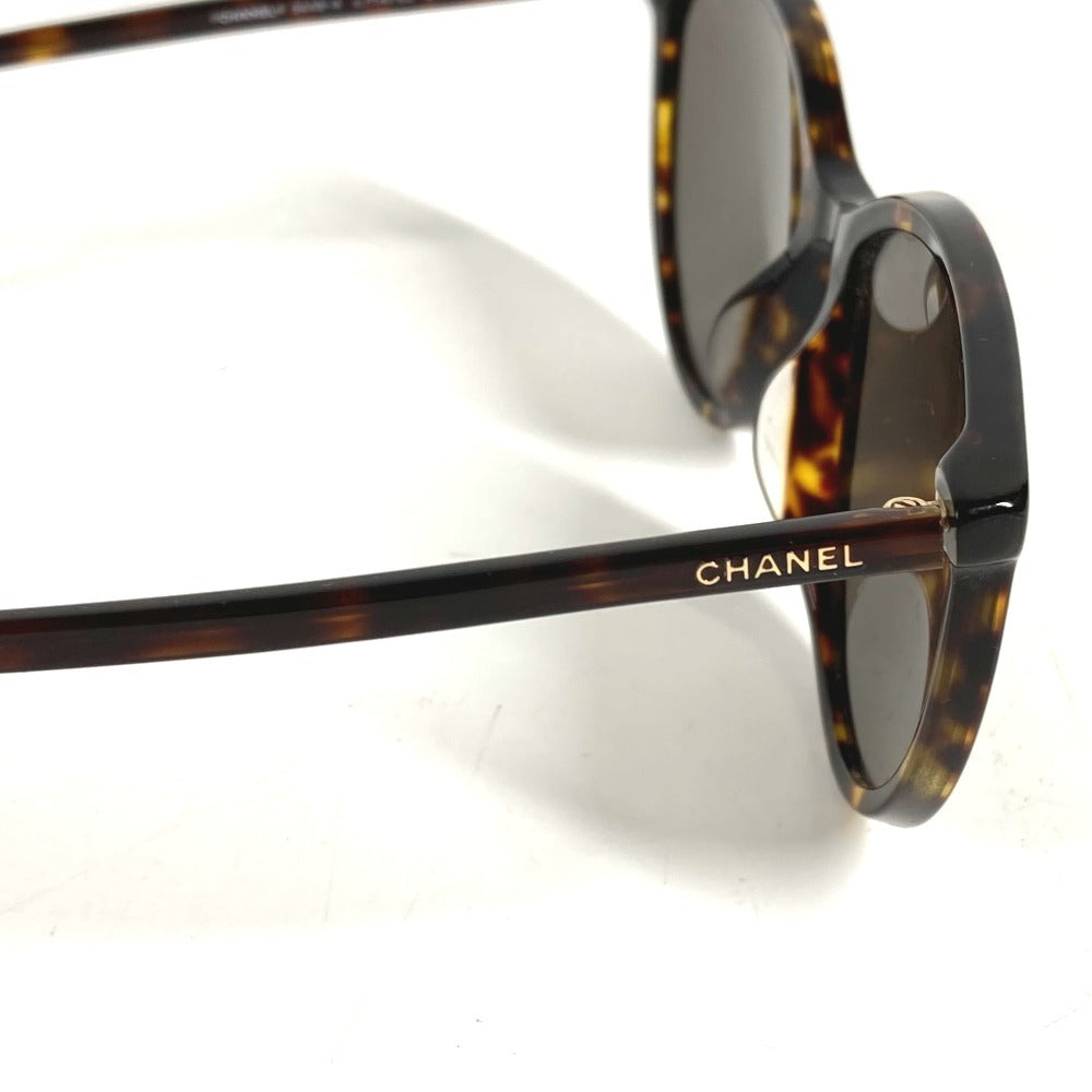 CHANEL 5448-A CC ココマーク ロゴ めがね メガネ アイウェア 眼鏡 サングラス プラスチック ユニセックス ブラウン