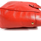 LOEWE Logo Heritage Shoulder Tote Bag Leather Unisex Orange-Red