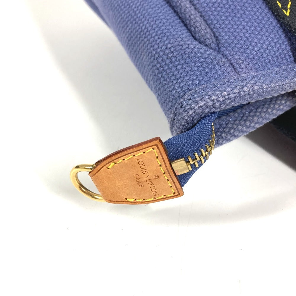 LOUIS VUITTON M40090 アンティグア カバPM カバ PM カバン トートバッグ ハンドバッグ キャンバス ユニセックス ブルー