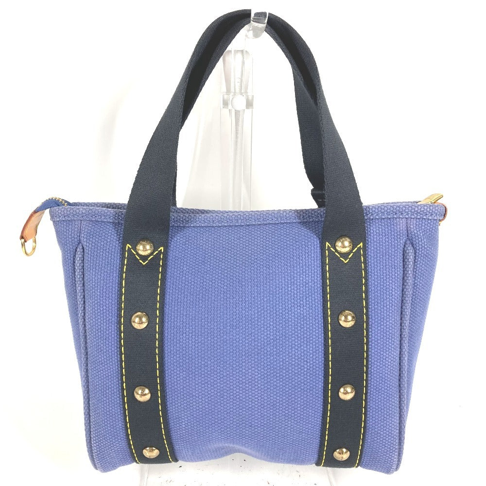 LOUIS VUITTON M40090 アンティグア カバPM カバ PM カバン トートバッグ ハンドバッグ キャンバス ユニセックス ブルー