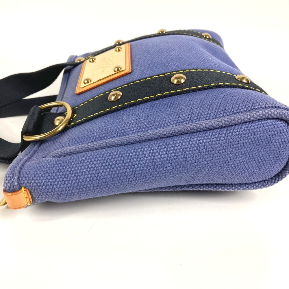 LOUIS VUITTON M40090 アンティグア カバPM カバ PM カバン トートバッグ ハンドバッグ キャンバス ユニセックス ブルー