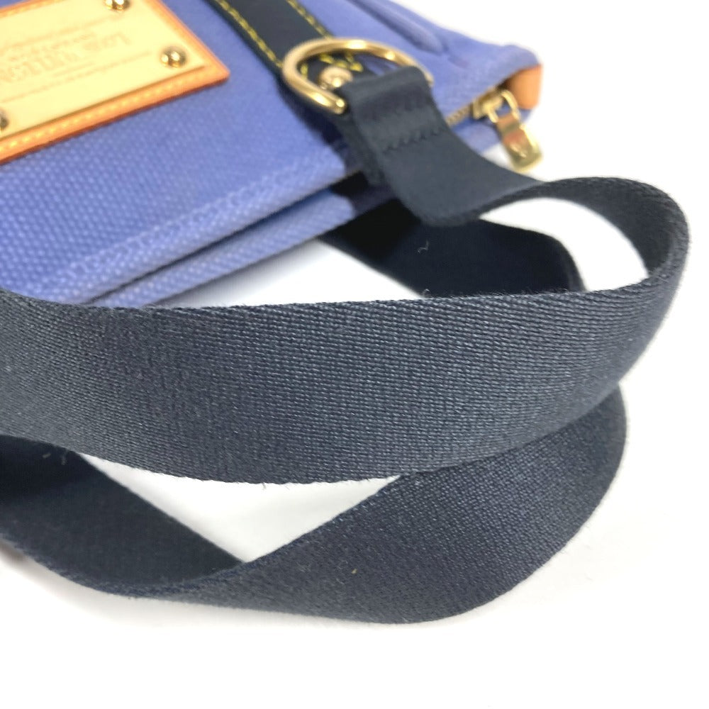 LOUIS VUITTON M40090 アンティグア カバPM カバ PM カバン トートバッグ ハンドバッグ キャンバス ユニセックス ブルー