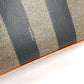 FENDI Vintage Pecan Logo Bag Handbag Tote Bag PVC/Leather Women's Khaki