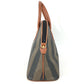 FENDI Vintage Pecan Logo Bag Handbag Tote Bag PVC/Leather Women's Khaki