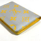 LOUIS VUITTON M14769 Monogram Organizer de Poche Bi-fold Pass Case, Business Card Holder, Card Case, Leather, Unisex, Gray