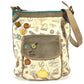 LOEWE 160th Anniversary Logo Crossbody Bag Pochette All-over Print Shoulder Bag Leather/Canvas Unisex Beige