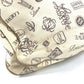LOEWE 160th Anniversary Logo Crossbody Bag Pochette All-over Print Shoulder Bag Leather/Canvas Unisex Beige