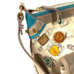 LOEWE 160th Anniversary Logo Crossbody Bag Pochette All-over Print Shoulder Bag Leather/Canvas Unisex Beige
