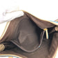 LOEWE 160th Anniversary Logo Crossbody Bag Pochette All-over Print Shoulder Bag Leather/Canvas Unisex Beige