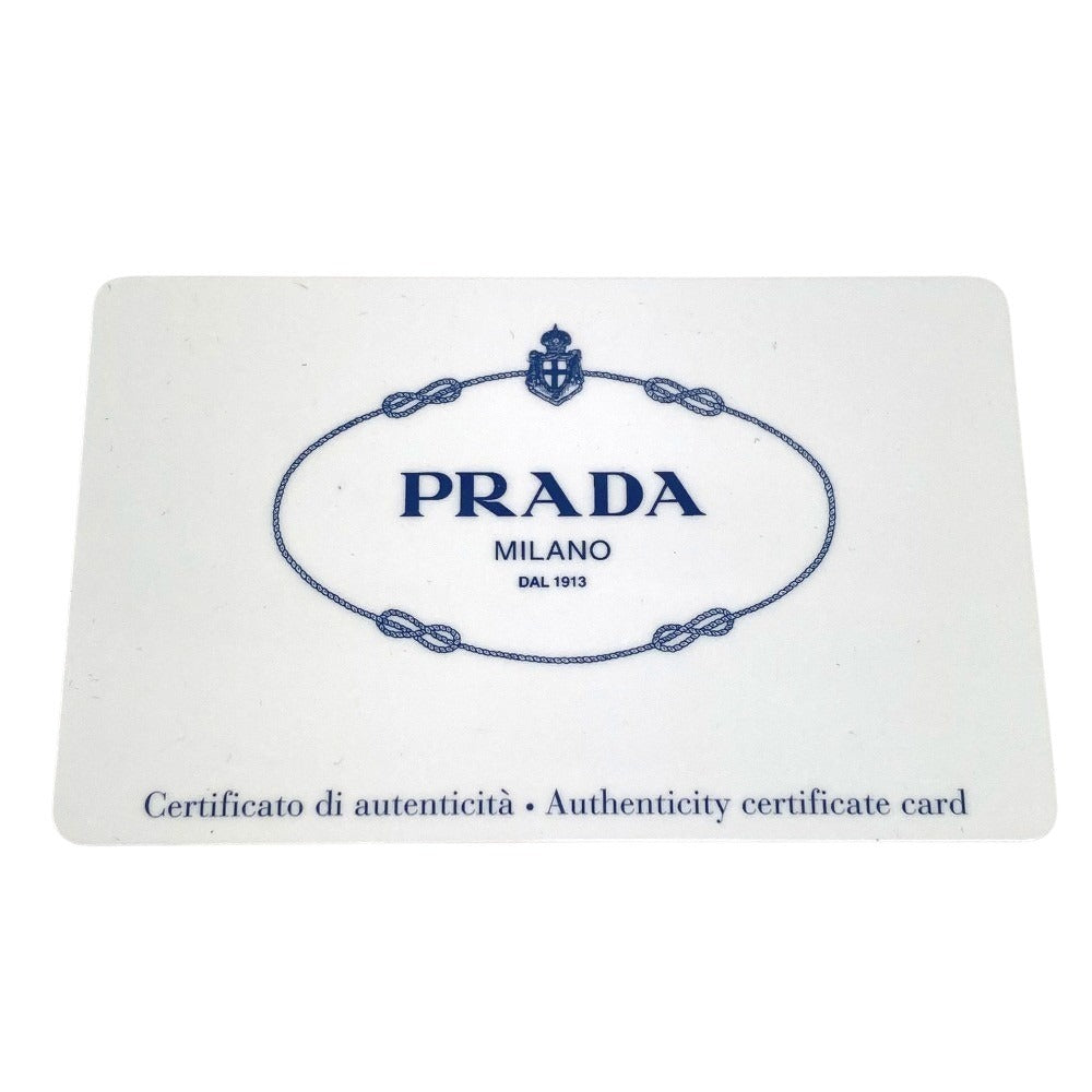 PRADA BT0953 Triangle Logo Flap Crossbody Messenger Bag Shoulder Bag Leather/Nylon Unisex Gray