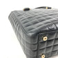 CHANEL ヴィンテージ ロゴ CC ココマーク チョコバー カバン トートバッグ ハンドバッグ レザー ユニセックス ブラック