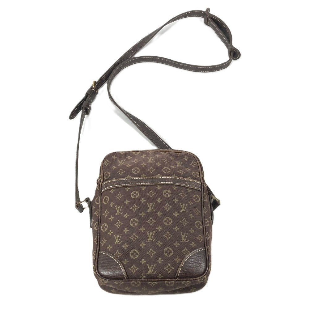 LOUIS VUITTON M95228 モノグラムミニラン ダヌーブ カバン ポシェット 斜め掛け ショルダーバッグ モノグラムミニランキャンバス ユニセックス ブラウン