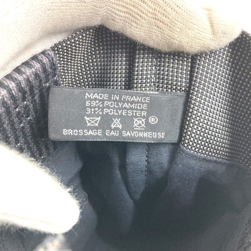 HERMES エールライン ポシェット カバン バッグ 斜め掛け ポシェット ショルダーバッグ キャンバス ユニセックス グレー