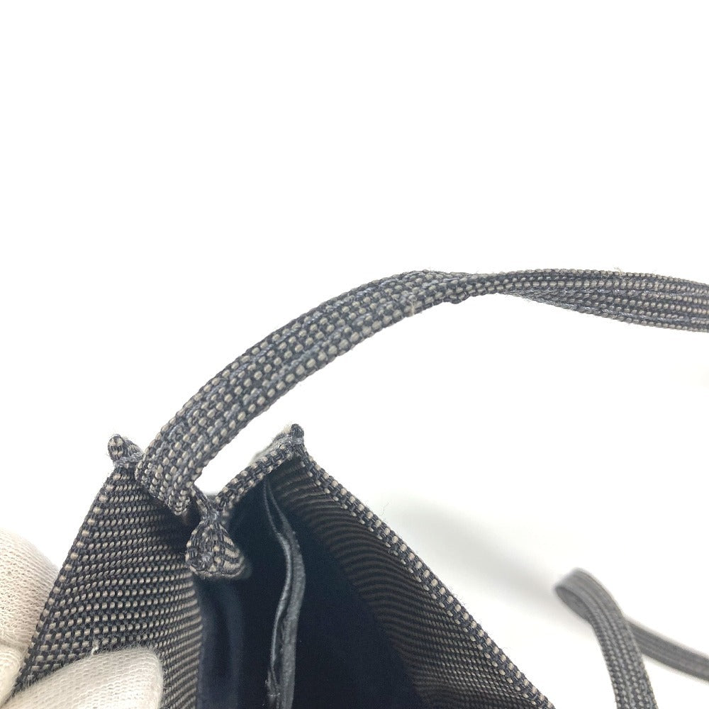 HERMES エールライン ポシェット カバン バッグ 斜め掛け ポシェット ショルダーバッグ キャンバス ユニセックス グレー