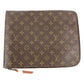 LOUIS VUITTON M53457 モノグラム ポッシュ ドキュマン 30 カバン セカンドバッグ 書類ケース L字ファスナー クラッチバッグ モノグラムキャンバス ユニセックス ブラウン