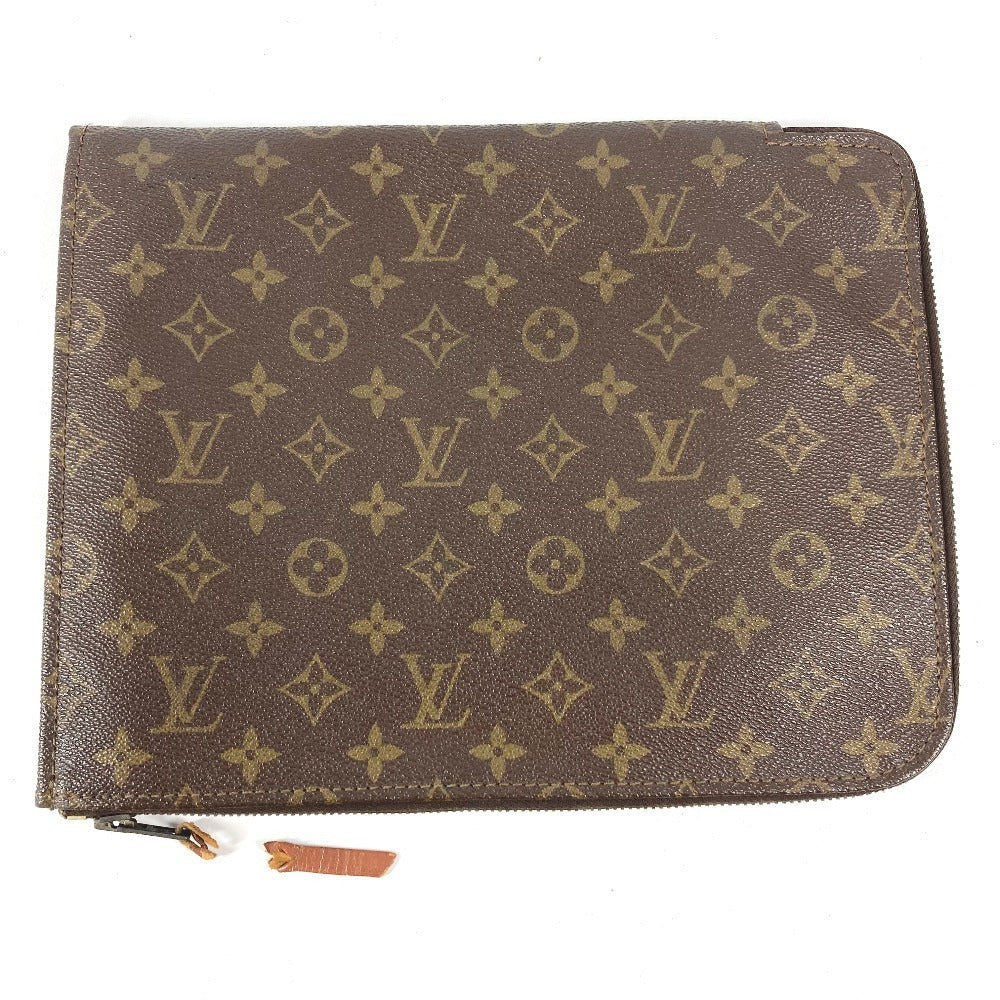 LOUIS VUITTON M53457 モノグラム ポッシュ ドキュマン 30 カバン セカンドバッグ 書類ケース L字ファスナー クラッチバッグ モノグラムキャンバス ユニセックス ブラウン