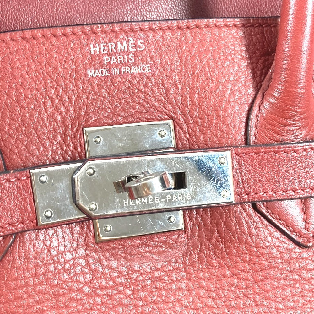 HERMES バーキン35 バーキン 35 カバン トートバッグ ハンドバッグ アルデンヌ ユニセックス ルージュアッシュ 推定 ワインレッド系