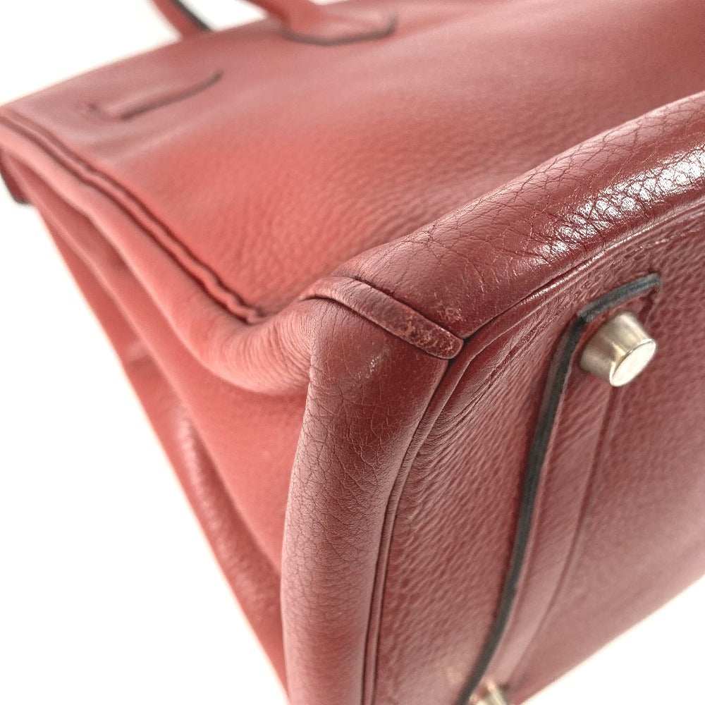HERMES バーキン35 バーキン 35 カバン トートバッグ ハンドバッグ アルデンヌ ユニセックス ルージュアッシュ 推定 ワインレッド系