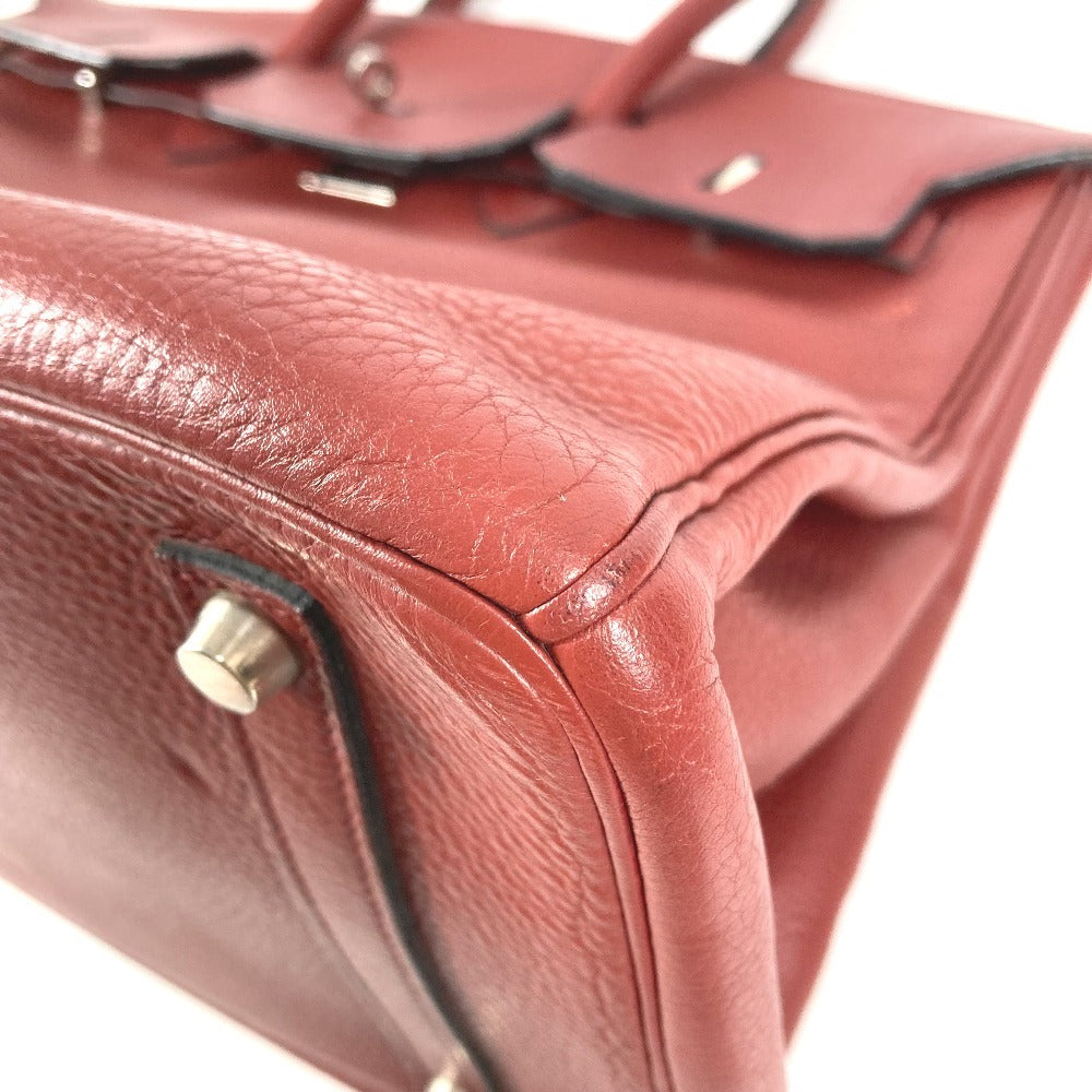 HERMES バーキン35 バーキン 35 カバン トートバッグ ハンドバッグ アルデンヌ ユニセックス ルージュアッシュ 推定 ワインレッド系
