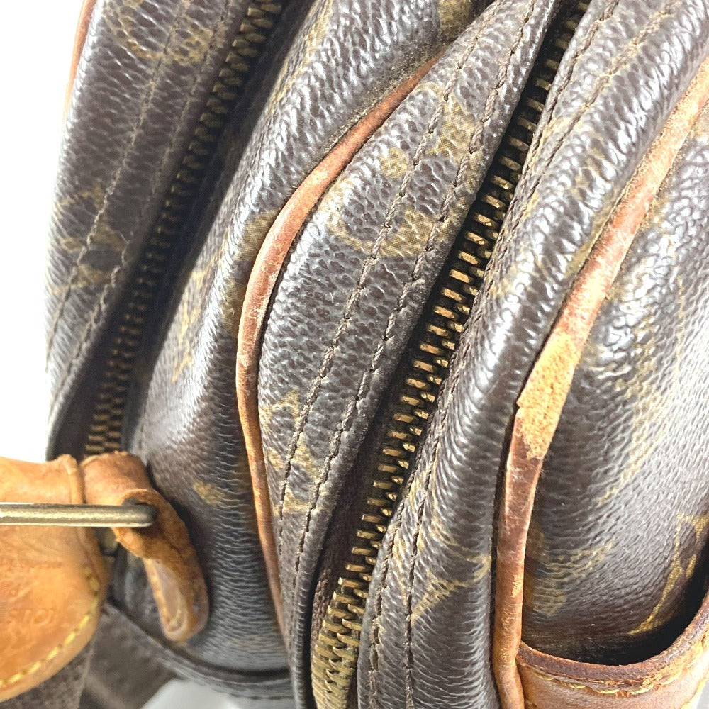 LOUIS VUITTON M45254 モノグラム リポーターPM リポーター PM 斜め掛け カバン ショルダーバッグ モノグラムキャンバス ユニセックス ブラウン