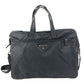 PRADA Briefcase Document Bag Triangle Logo Triangle Logo Plate Bag Tote Bag Shoulder Bag 2-Way Bag Shoulder Bag Business Bag Leather/Nylon Unisex Black