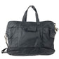 PRADA Briefcase Document Bag Triangle Logo Triangle Logo Plate Bag Tote Bag Shoulder Bag 2-Way Bag Shoulder Bag Business Bag Leather/Nylon Unisex Black
