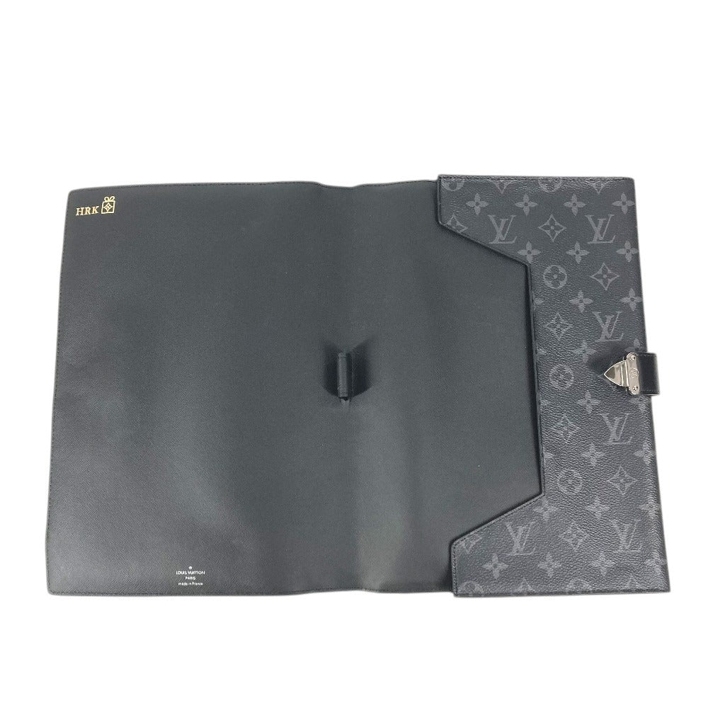LOUIS VUITTON GI0273 モノグラムエクリプス ポルトドキュマン フランク GM カバン ポーチ クラッチバッグ モノグラムエクリプスキャンバス ユニセックス ブラック