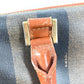 FENDI Vintage Pequin Mini Boston Bag Handbag PVC/Leather Unisex Khaki