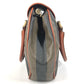 FENDI Vintage Logo Pecan Bag Tote Bag Flap Handbag PVC/Leather Unisex Khaki