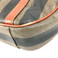 FENDI Vintage Logo Pecan Bag Tote Bag Flap Handbag PVC/Leather Unisex Khaki