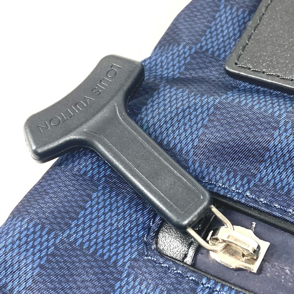 LOUIS VUITTON N41251 Damier Challenge LV Cup Alizé กระเป๋าสะพายข้าง ไนลอน ยูนิเซ็กส์ สีน้ำเงิน