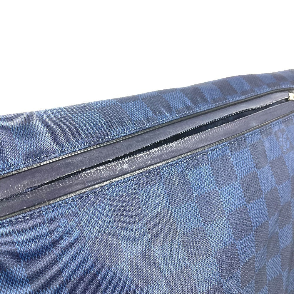 LOUIS VUITTON N41251 Damier Challenge LV Cup Alizé กระเป๋าสะพายข้าง ไนลอน ยูนิเซ็กส์ สีน้ำเงิน
