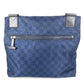 LOUIS VUITTON N41251 Damier Challenge LV Cup Alizé กระเป๋าสะพายข้าง ไนลอน ยูนิเซ็กส์ สีน้ำเงิน