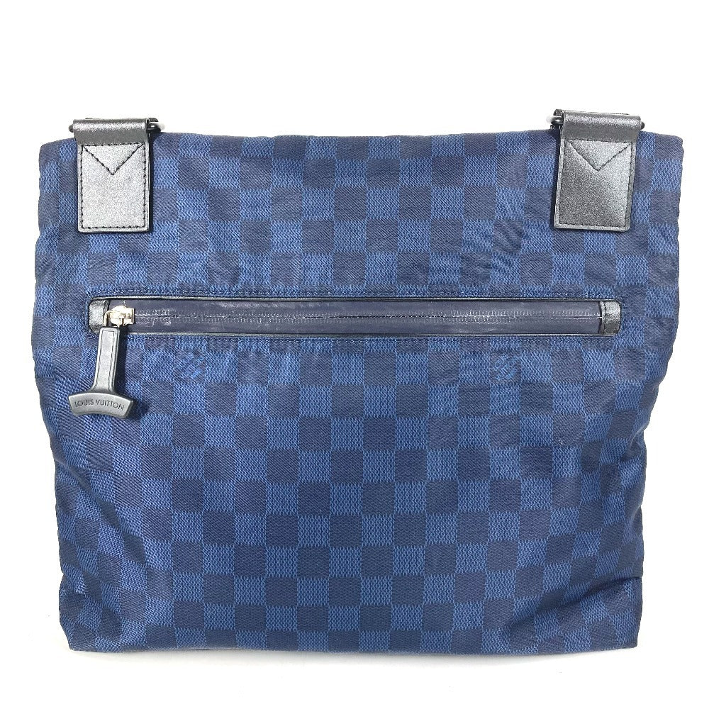 LOUIS VUITTON N41251 Damier Challenge LV Cup Alizé กระเป๋าสะพายข้าง ไนลอน ยูนิเซ็กส์ สีน้ำเงิน