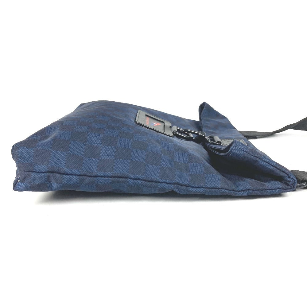 LOUIS VUITTON N41251 Damier Challenge LV Cup Alizé กระเป๋าสะพายข้าง ไนลอน ยูนิเซ็กส์ สีน้ำเงิน