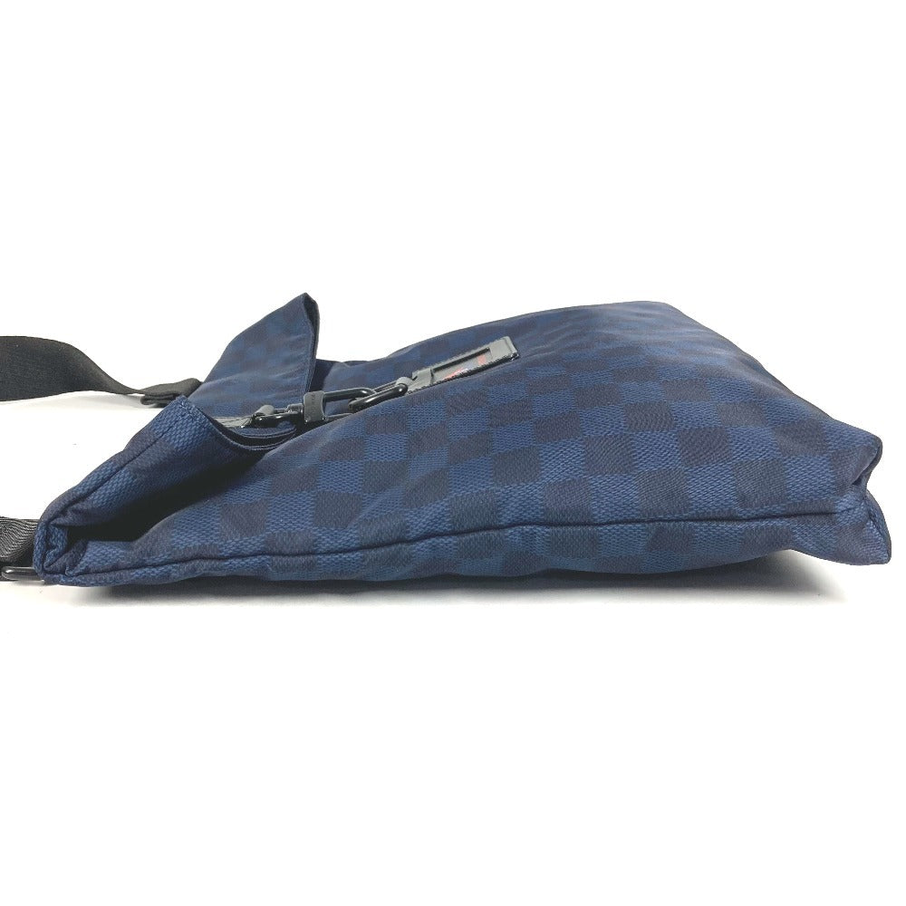 LOUIS VUITTON N41251 Damier Challenge LV Cup Alizé กระเป๋าสะพายข้าง ไนลอน ยูนิเซ็กส์ สีน้ำเงิน