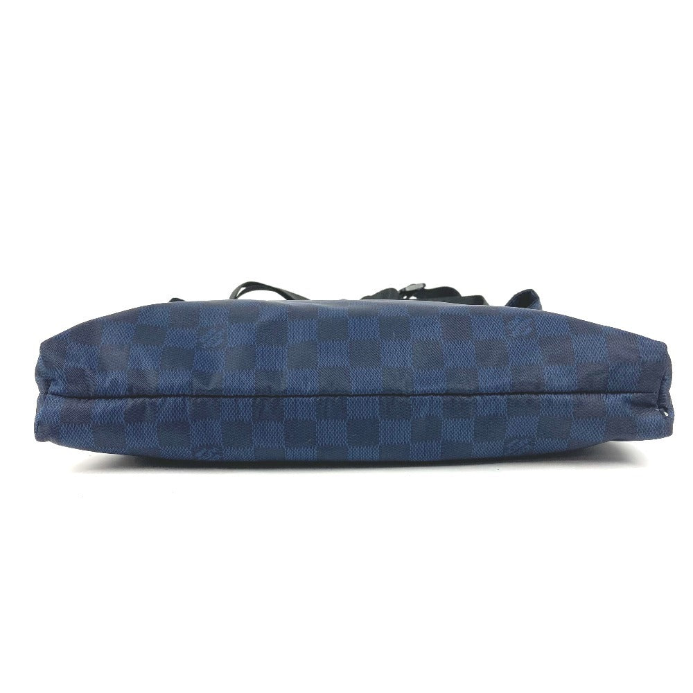 LOUIS VUITTON N41251 Damier Challenge LV Cup Alizé กระเป๋าสะพายข้าง ไนลอน ยูนิเซ็กส์ สีน้ำเงิน