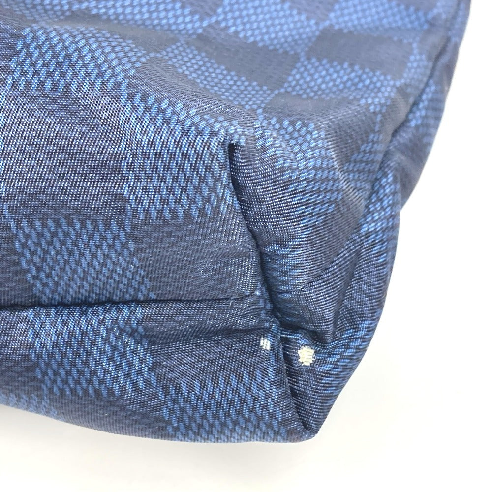 LOUIS VUITTON N41251 Damier Challenge LV Cup Alizé กระเป๋าสะพายข้าง ไนลอน ยูนิเซ็กส์ สีน้ำเงิน