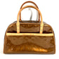 LOUIS VUITTON M91103 Monogram Vernis Tompkins Square Bag Boston Bag Handbag Monogram Vernis Canvas Women's Bronze Brown