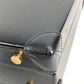 LOEWE ヴィンテージ ロゴ アナグラム アタッシュケース カバン トートバッグ ビジネスバッグ BOX ハンドバッグ レザー ユニセックス ブラック