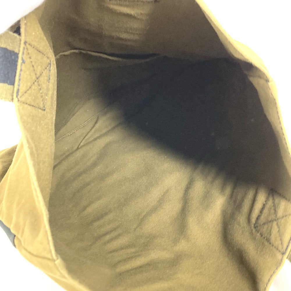 HERMES Fourre-tout Cabas Fourre-tout Cabas Bag Tote Bag Vertical Handbag Cotton Unisex Khaki