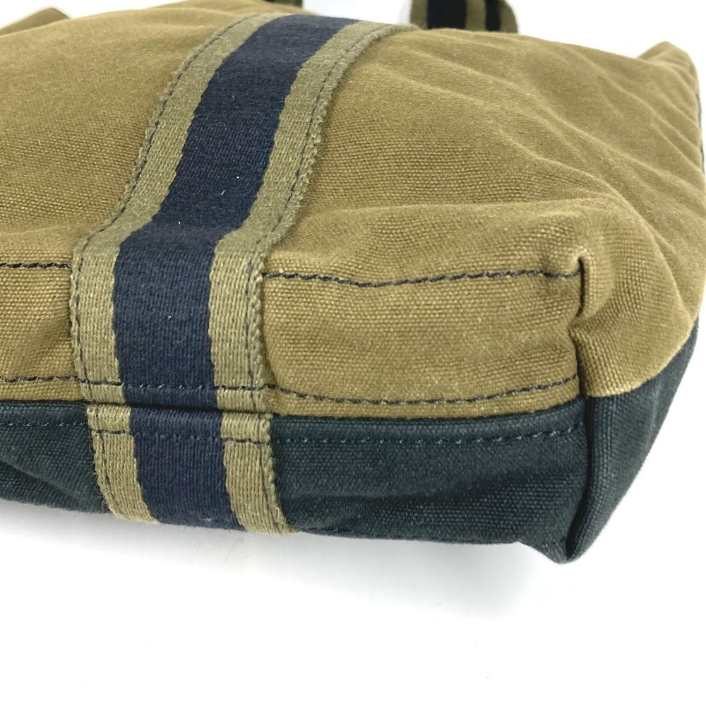 HERMES Fourre-tout Cabas Fourre-tout Cabas Bag Tote Bag Vertical Handbag Cotton Unisex Khaki