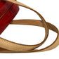 LOUIS VUITTON M91080 Monogram Vernis Sutton กระเป๋าสะพายข้างทรงบอสตัน กระเป๋าสะพายไหล่ ผ้าแคนวาส Monogram Vernis สีแดง สำหรับผู้หญิง
