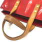 LOUIS VUITTON M91990 Monogram Vernis Reade PM Handbag Mini Bag Monogram Vernis Women's Pomme d'Amour Red