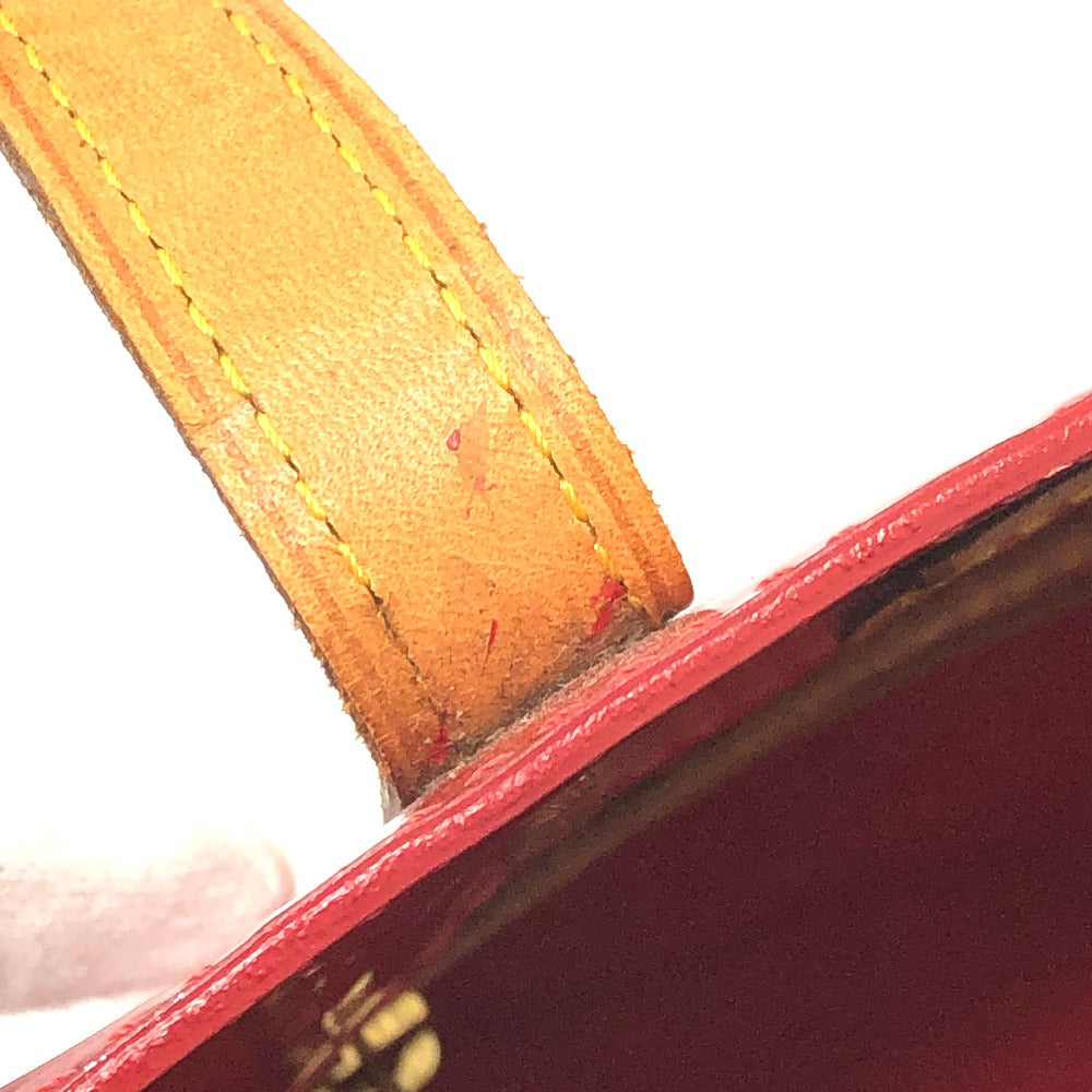 LOUIS VUITTON M91990 Monogram Vernis Reade PM Handbag Mini Bag Monogram Vernis Women's Pomme d'Amour Red