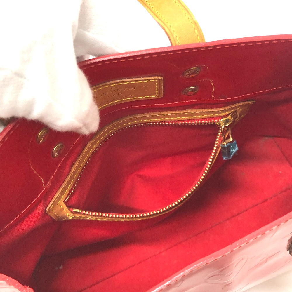 LOUIS VUITTON M91990 Monogram Vernis Reade PM Handbag Mini Bag Monogram Vernis Women's Pomme d'Amour Red
