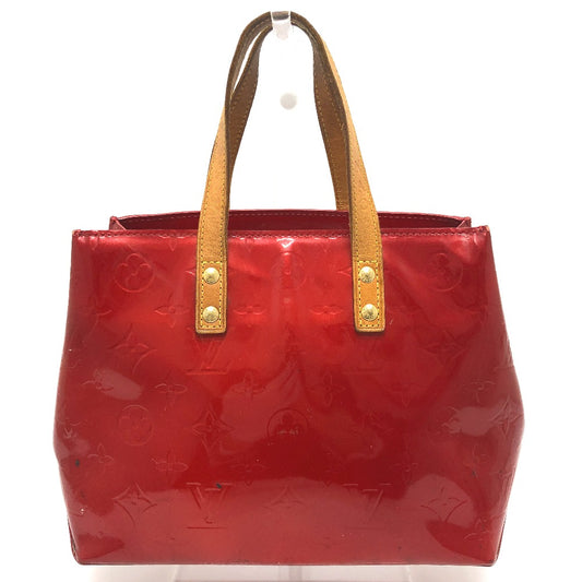 LOUIS VUITTON Ｍ91990 モノグラムヴェルニ リードPM リード PM カバン ミニバッグ ハンドバッグ モノグラムヴェルニ レディース ポムダムール レッド