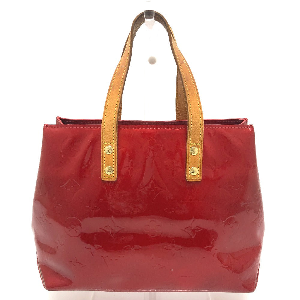 LOUIS VUITTON M91990 Monogram Vernis Reade PM Handbag Mini Bag Monogram Vernis Women's Pomme d'Amour Red
