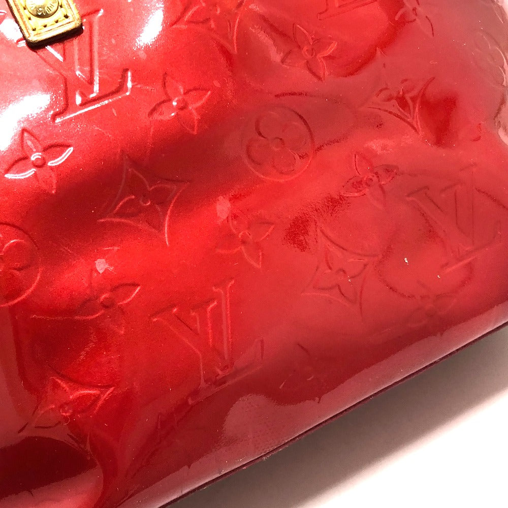 LOUIS VUITTON M91990 Monogram Vernis Reade PM Handbag Mini Bag Monogram Vernis Women's Pomme d'Amour Red